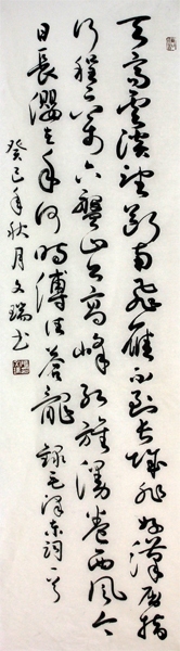典雅洒脱 气势雄迈——海南书协副主席张文瑞作品将在《
