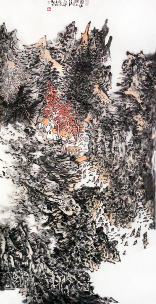 笔墨造境 画韵诗情——祝夫刚作品欣赏