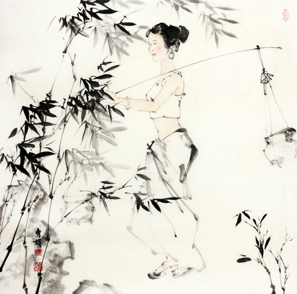 北方有佳人——张怀月人物画欣赏