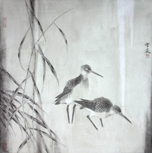 平淡墨色写自然之象——闲谈仲中晓花鸟画艺术