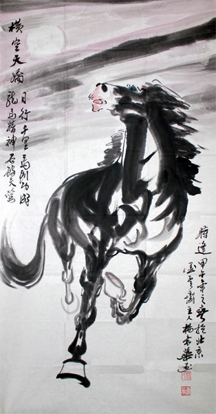 何当金络脑 快走踏清秋——杨书华画作欣赏