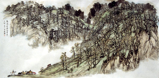 笔墨浸润自然 画作吞吐大荒——浅谈西安美院赵步唐教授