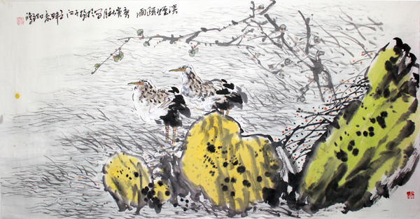 淡烟疏雨寓情于景——成功美术馆网拍田致鸿作品赏析