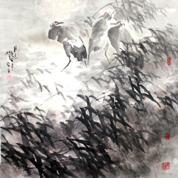 墨彩淋漓——成功美术馆网拍2期洪家武国画作品赏析