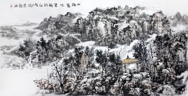 水是眼波横  山是眉峰聚——颜景龙山水画浅析