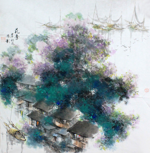 清新自然 诗般情趣——吴鸿彰山水作欣赏