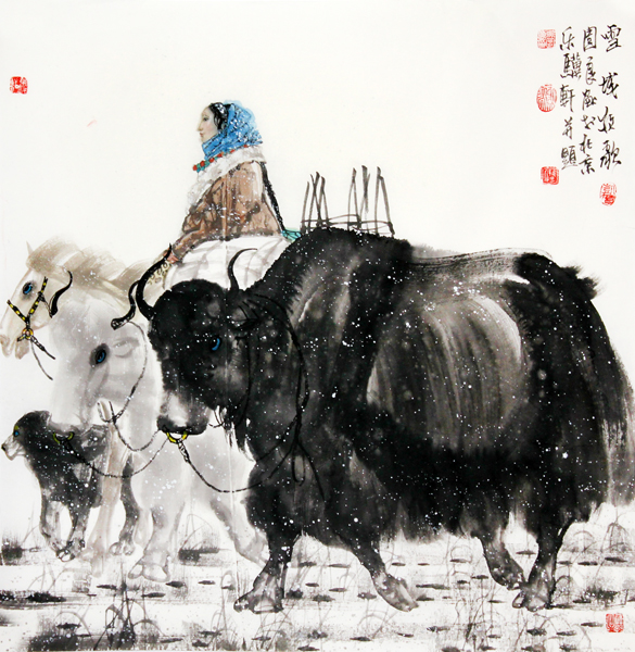 中国美术家协会理事吴团良人物画欣赏
