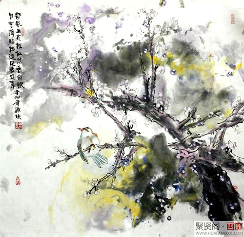 清新怡人——池颖欣花鸟作品欣赏