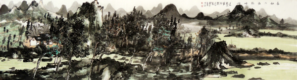 清雅名丽  诗意盎然——读张馨月的山水画