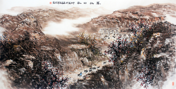 情意超然  情势豁达——成功美术馆签约画家谢辉国画欣赏