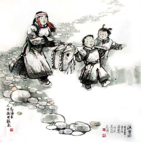 春到鄂伦情——成功美术馆网（微）拍第五期姜荣慧作品欣