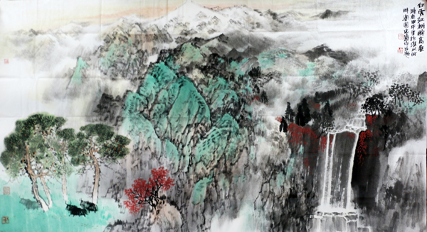 意境雄浑——李忠盛国画作品