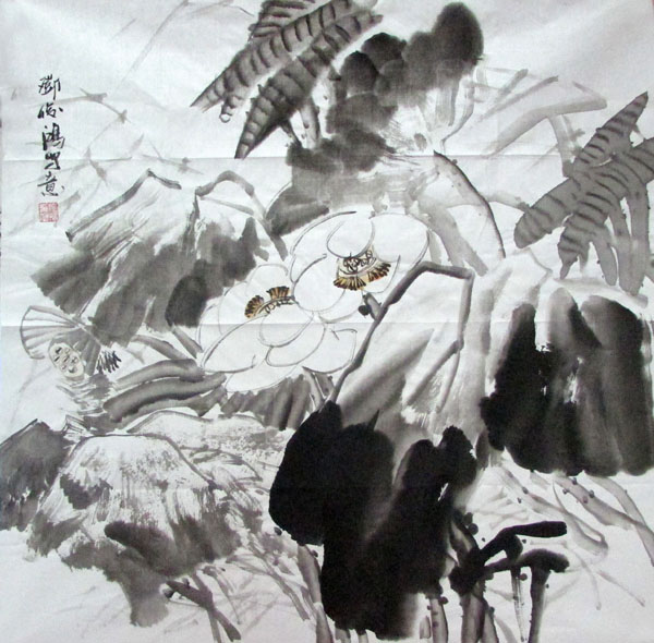 咸阳市美协副主席邓俊鸿画作将在《当代书画家》刊登