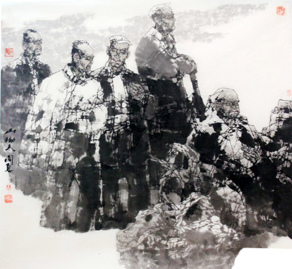 率真笔墨下的质朴人生——阎真画作欣赏