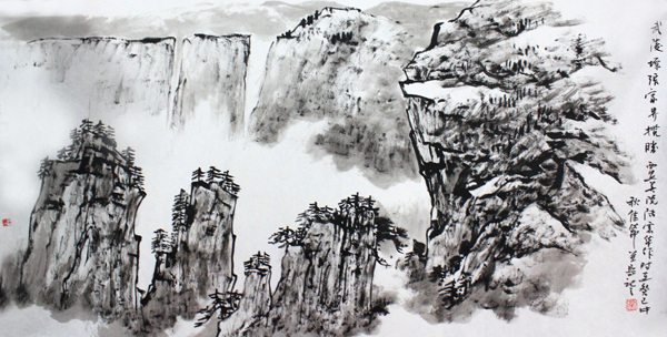 墨色苍润 清雅高逸——陆震华画作欣赏
