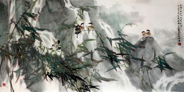 水墨冲染 图式饱满——王奇寅先生画作赏析