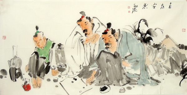 笔墨细致入心——秦嗣德人物画欣赏