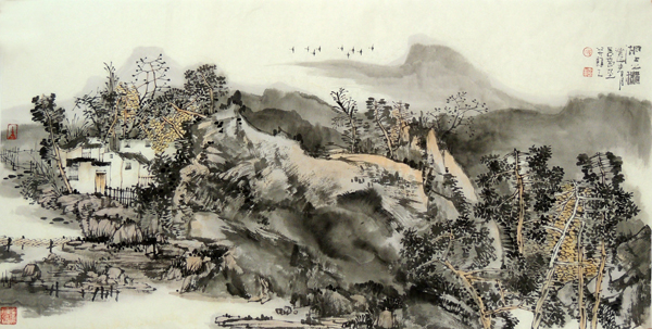笔墨尽显山水的妙趣和淳朴浑厚——鉴长春山水画欣赏
