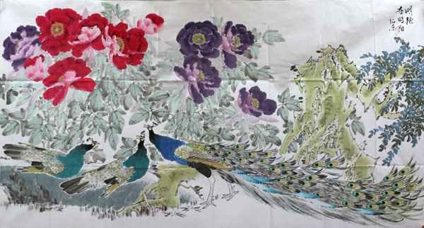 画绘热带花鸟风情——画家金征东花鸟画作赏析