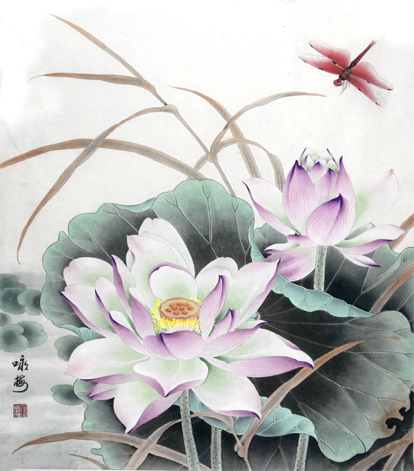 成功美术馆网（微）拍第八期胡咏梅工笔作品赏析