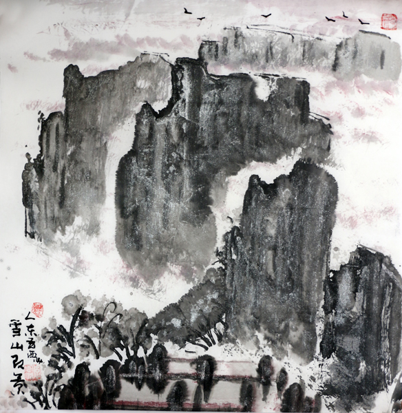 画家李宪润最新山水画作欣赏