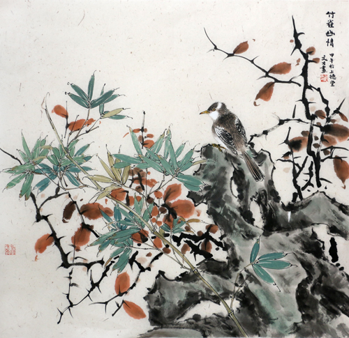 谢文才画作将在《当代书画家》刊登