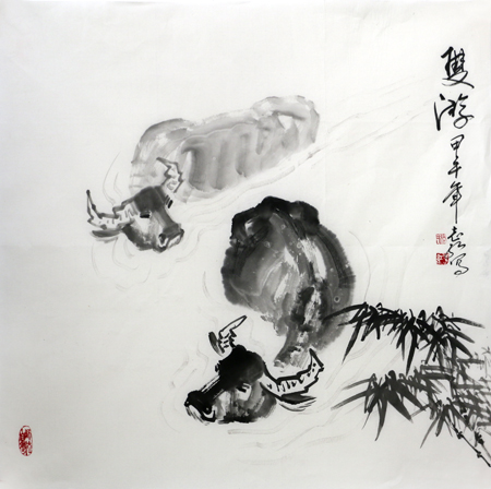 张志红画作将在《当代书画家》刊登