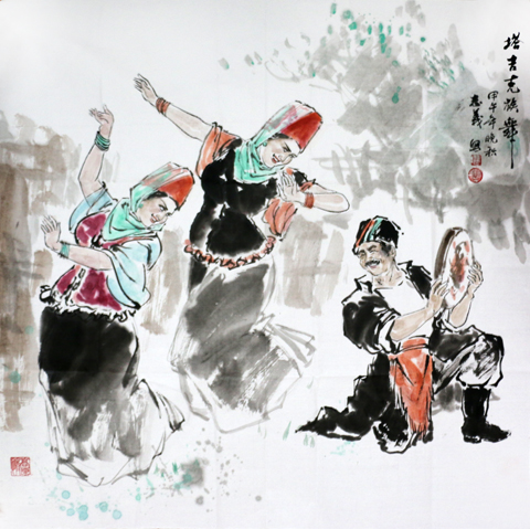 人物画家周志义画作将在《当代书画家》刊登发表