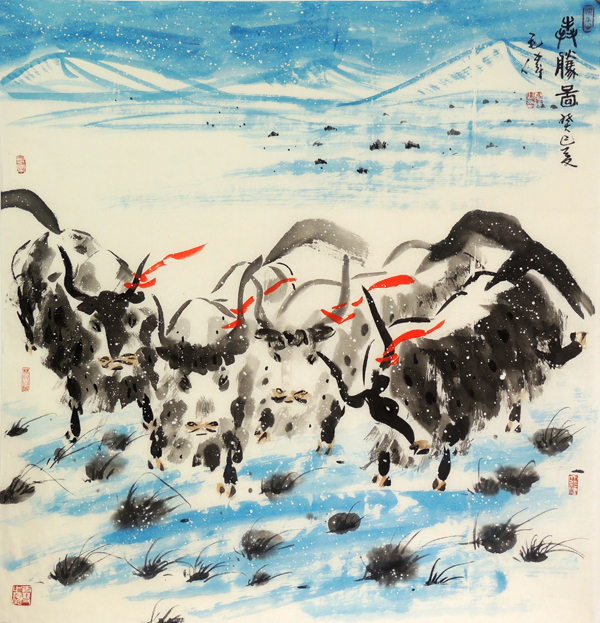 成功书画网（微）拍第十期毛伟画作欣赏