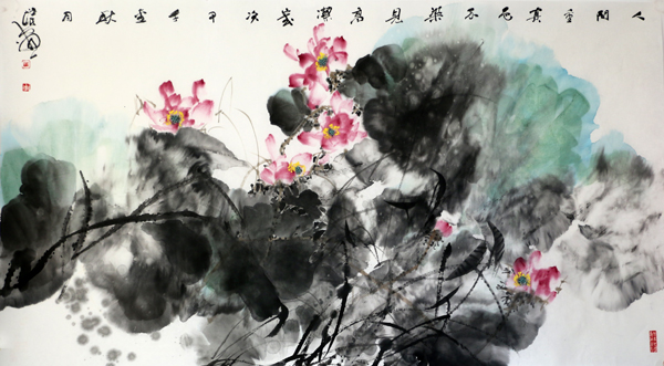 莲叶何田田——路民最新国画作品欣赏