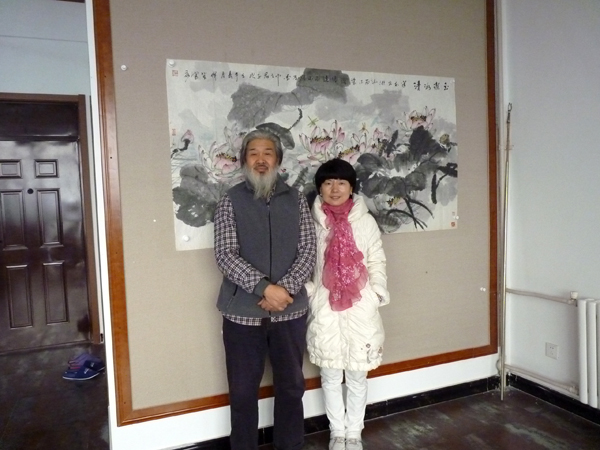 甘肃成功书画艺术研究院代表在京拜访河北美协副主席南恽