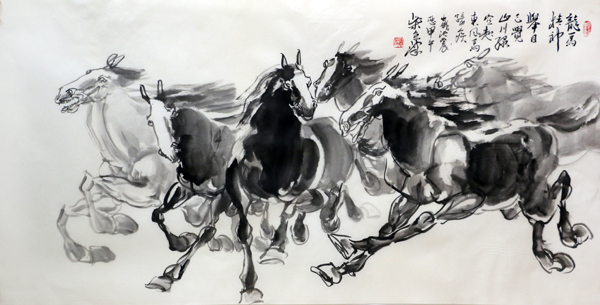 军旅画家柴京津签约兰州成功美术馆