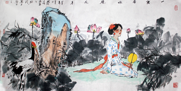 广西美协名誉主席刘绍昆入选“2014中国画坛十大实力派画