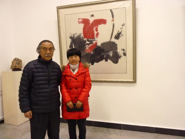 甘肃成功书画艺术研究院代表在京拜访北京画院画家贾浩义