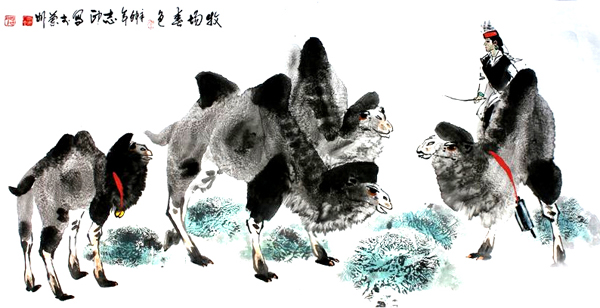 成功书画网（微）拍第十五期杨志印画作赏析