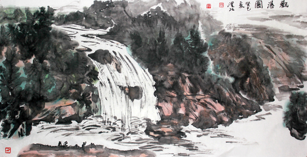成功书画网（微）拍第十六期冯汉江画作赏析