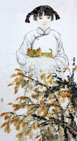 恬静柔美 明丽动人——沈利萍画作欣赏
