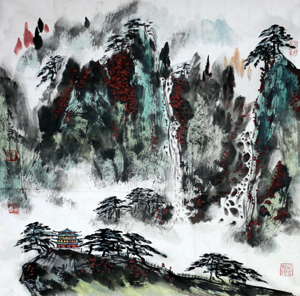 侯延安书画作品欣赏