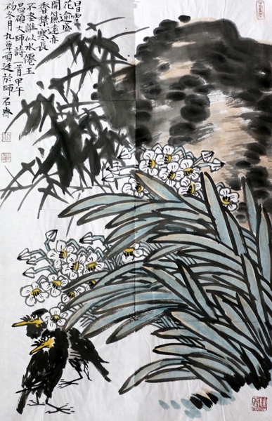 仇顺廷画作将在《当代书画家》刊登