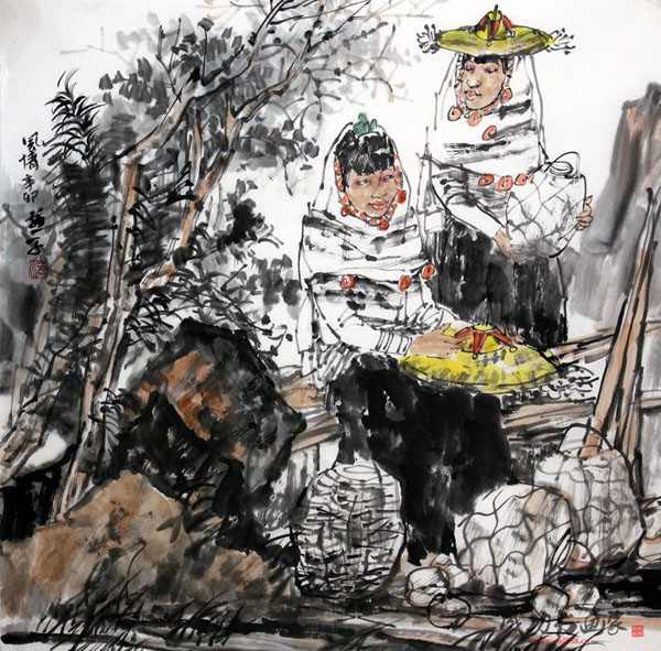 巾帼风流 三八献礼·2015年当代最具收藏潜力女画家——