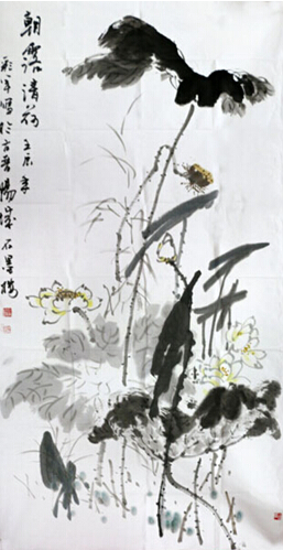 成功书画网（微）拍第十八期——刘彩军花鸟作品
