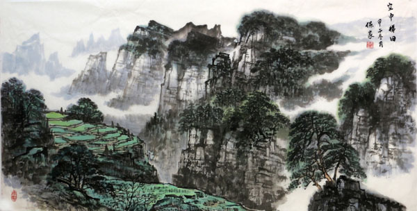 太行家山情浓 ——秦保家山水新作赏析