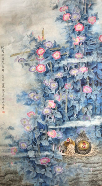 柔情画笔注解生命感悟——工笔画家曾晓霞新作赏析