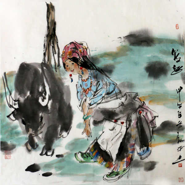 中国金融美协副主席徐新平画作将在《当代书画家》刊登