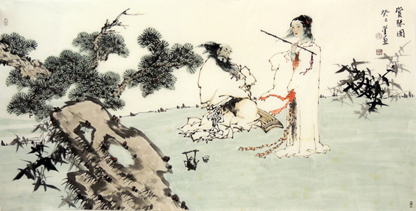 成功书画网（微）拍第十九期——张爱惠国画人物作品赏析