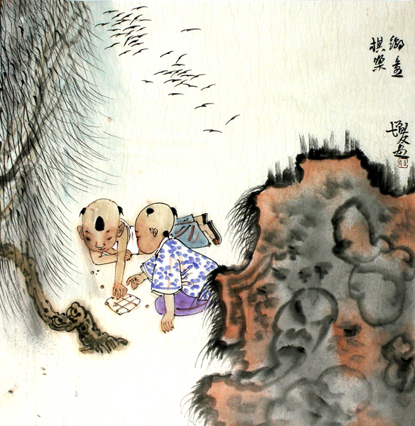 成功书画网（微）拍第十九期——金增友国画人物作品赏析