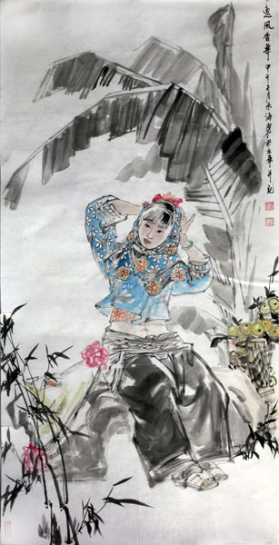 线立筋骨 淡雅含蓄——晋中市美协副主席翟承海人物画作