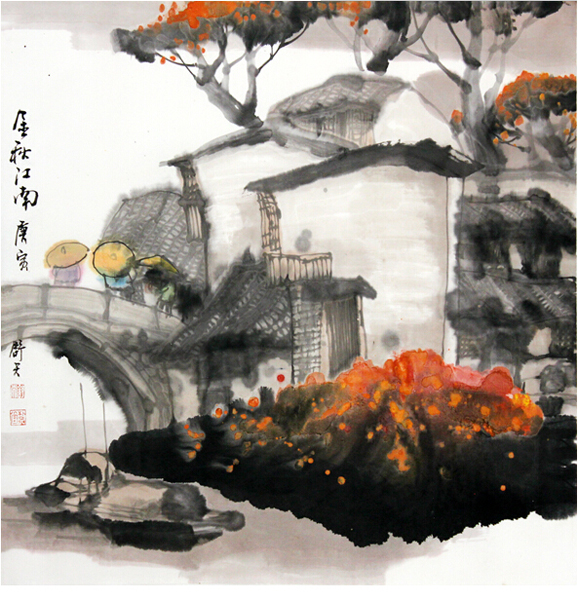 成功书画网（微）拍第二十期拍卖作品——曹舒天山水《金
