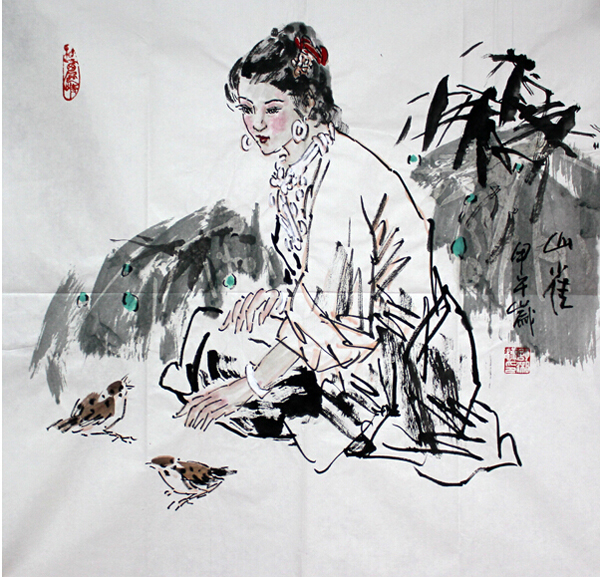 成功书画网（微）拍第二十期——舒湘汉人物画作品赏析