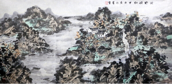 成功书画网（微）拍第二十期——程兆星山水画作品赏析